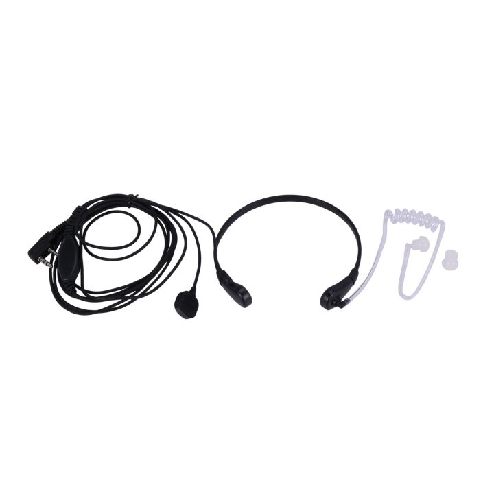 Throat Microphone Vibration Headset Earpiece for Two Way Radio Uv-5R Uv-82 Uv-B6 -888S Walkie Talkie Earphone