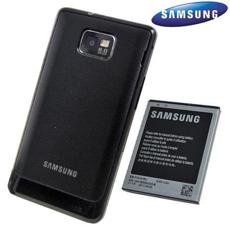 Genuine Samsung Extended Battery Kit for Galaxy S2 - 2000mAh
