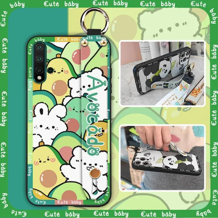Soft%20case%20Phone%20Holder%20Phone%20Case%20For%20Huawei%20Nova%205/Nove%205%20Pro%20ring%20Back%20Cover%20Lanyard%20Cute%20Waterproof%20Silicone%20Cartoon%20-%20Image%207
