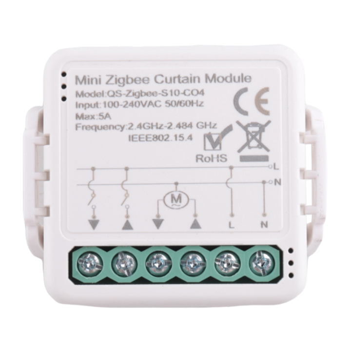 Tuya Smart Zigbee Curtain Switch Module for Roller Shutter Electric Motor Smart Life APP Remote Control Easy to Use