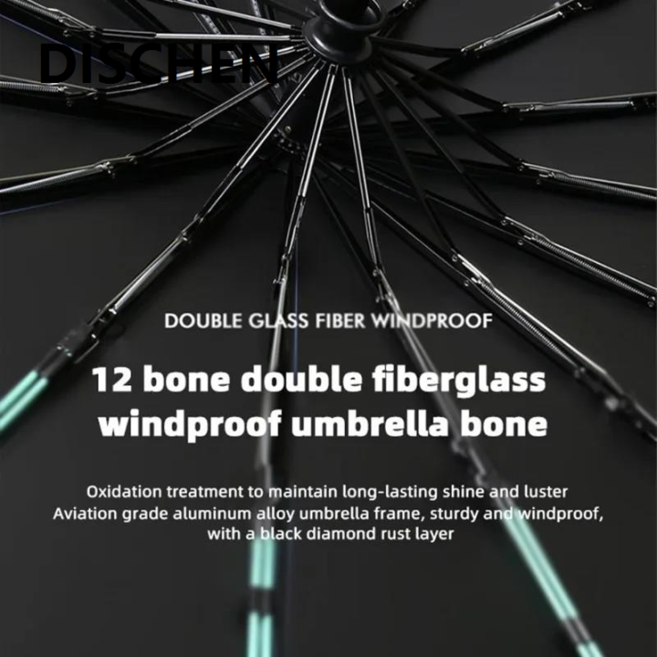 DISCHEN%20Bargain%20price%20Xiaomi%20Youpin%20Umbrella%20Upgrade%2016%20Ribs%20Windproof%20Double%20Layer%20Resistant%20Fully%20Automatic%20UV%20Parasol%20Sun%20Rain%20Dual%20Use%20Umbrellas%20-%20Image%204