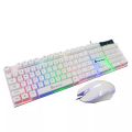 CADEVE 9122 Rainbow Backlit Waterproof Multimedia Mechanical Gaming Keyboard And Mouse. 