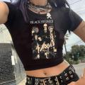 New style stheti ladies harajuku ae short summer nana anime cartoon t-shirt c corp top casual t-shirt fashion y2k ladies t-shirt. 