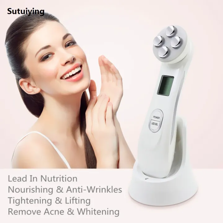 Sutuiying Anti Wrinkle Light Facial Beauty Equipment EMS Handheld Led ...