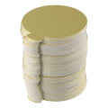 Mini Golden Cardboard Cake Base,100 Pieces Cake Plate Cardboard Base. 