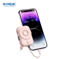 X-AGE ConvE Wireless 10000mAh PowerBank (XPB11) | Magnetic Suction for Iphone | 22.5W Fast Charging. 