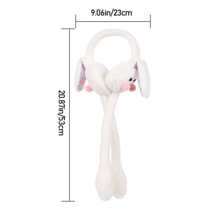 Cycling%20Cute%20Soft%20Headband%20Ladies%20Children%20Winter%20Rabbit%20Ears%20Moving%20Ears%20Plush%20Earmuffs%20Warm%20Earmuffs%20-%20Image%203