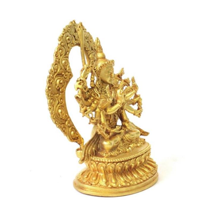 Copper/Gold%20Plated%20Lord%20Chandi%20Statue%20-%204"%20-%20Image%203