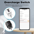 20A Smart Socket Tuya Wifi Smart Plug AC100-240V EU PLUG B. 