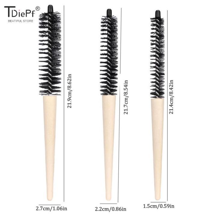 Wenefang%20Fashion%20Small%20Round%20Hair%20Brush%20Pro%20Salon%20Teasing%20Back%20Hair%20Brushes%20Wood%20Slimline%20Comb%20Hair%20Brush%20Extension%20Hairdressing%20Styling%20DIY%20Tool%20-%20Image%206