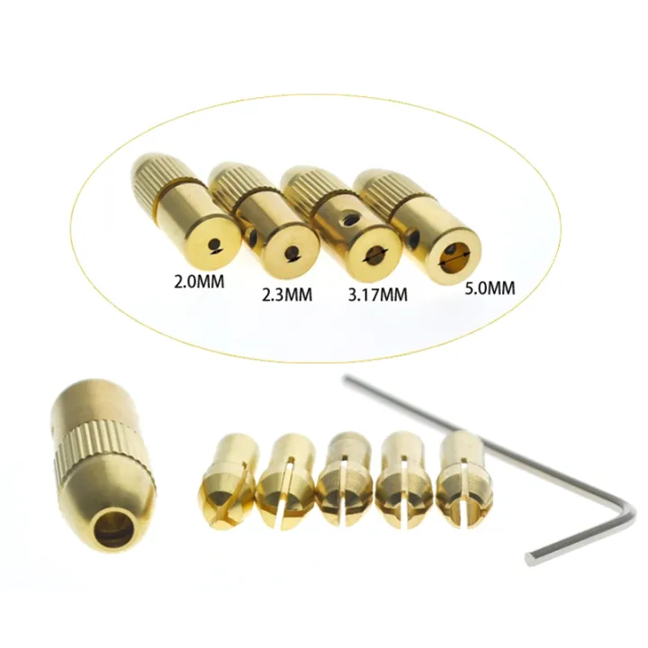 7/12Pcs/Set%20Brass%20Collet%20Micro%20Drill%20Self-tightening%20Drill%20Bit%20Tool%20Chuck%20Adapter%20Quick%20Release%20Keyless%20Bit%20Adapt%202-5mm%20Cologo%20-%20Image%203
