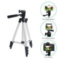 Portable Tripod Stand 3110 With Phone Holder For Mobile Phones. 