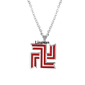 Anime Tokyo Revengers Tokyo Manji Gang Logo Necklace Red Symbol Double Sided Pendant Necklace for Women Men Fans Casual Jewelry. 