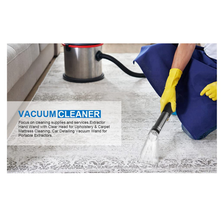 NXFDSIOZ%202X%20Extractor%20Tool%20Large%20Clear%20for%20Upholstery%20&%20Carpet%20Cleaning,%20Car%20Detailing%20Vacuum%20Wand%20for%20Portable%20Extractors%20B%20-%20Image%202