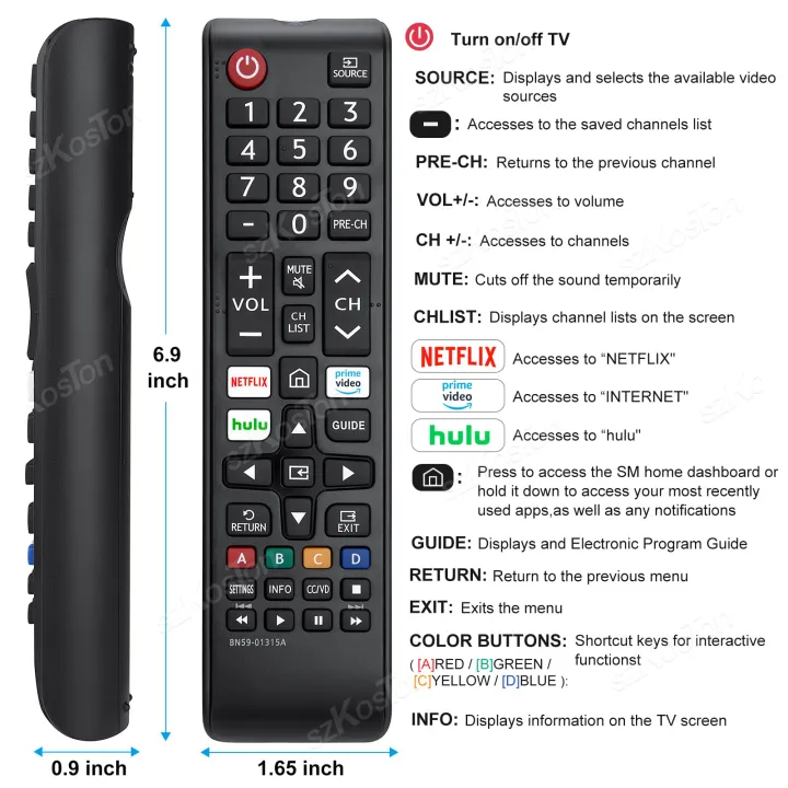 2025%20Universal%20Remote%20for%20All%20Samsung%20TV%20Remote%20Replacement%20Compatible%20for%20All%20Samsung%20Smart%20TV%20LED,%20LCD,%20HDTV%203D%20Series%20BN59-01315A%20-%20Image%204