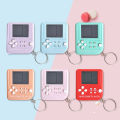 Handheld Tetris Classic Game Playstation Kids Toy Mini Nostalgic Small Vintage Vintage Keychain. 