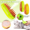 New 3 In1 Cat Steam Brush Anti Flying Hair Dog Comb Durable Pet Electric Spray Massage Comb for Removing Tangled and Loose Hair. 