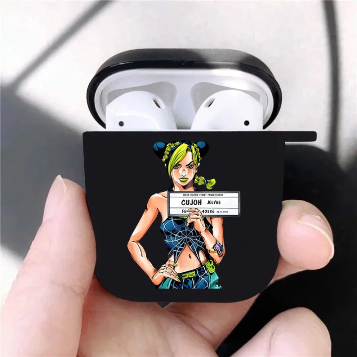 JoJo's%20Bizarre%20Adventure%20JoJo%20Anime%20Soft%20silicone%20TPU%20Case%20For%20AirPods%20Pro%201%202%203%204%20Black%20Wireless%20Bluetooth%20Earphone%20Box%20Cover%20-%20Image%203