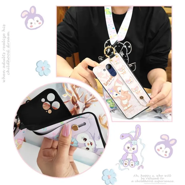 protective%20Cartoon%20Phone%20Case%20For%20Huawei%20Honor%20V9%20Play/Honor%206C%20Pro%20Lanyard%20Back%20Cover%20Silicone%20Cute%20Anti-dust%20ring%20-%20Image%203