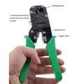 Green RJ45/RJ 11 Clamper (OB-318). 