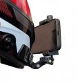 Motovlog Helmet Chin Mount Plus Phone Holder for All Mobile and Gopro. 