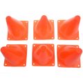 7-Inch Plastic Traffic Cones (12-Pack) Multi-Purpose Cone Physical Education Sports Training Gear Training Traffic Cones. 