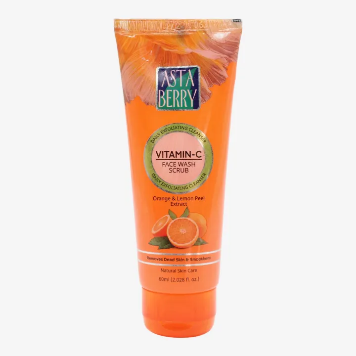 Astaberry Vitamin C Face Wash Scrub - 60ml