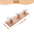 Kids Dinosaur Wall Mounted Coat Hooks Wooden Door Hanger for Boys Bedroom Nursery Playroom Decorations -White. 
