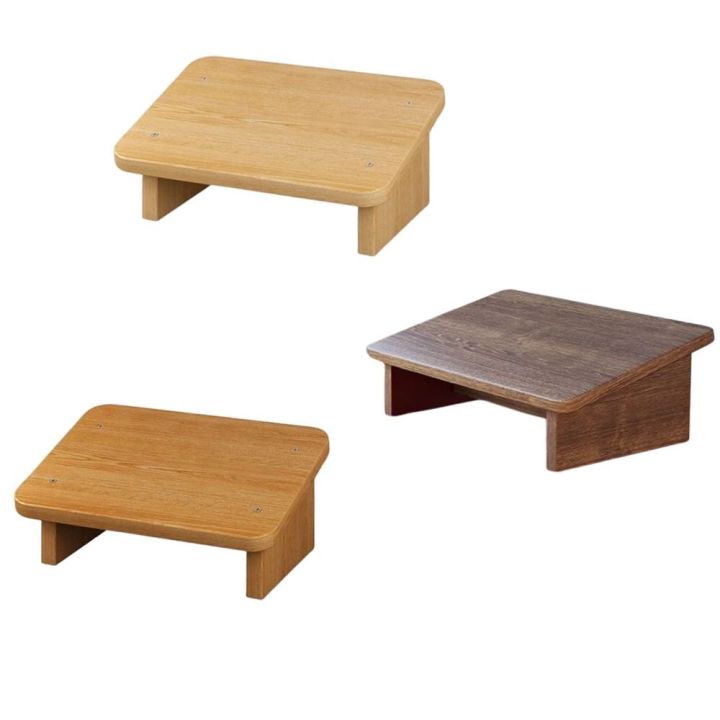 Portable Ergonomic Foot Rest Stool Wooden Nursing Step Leg Foot Stool ...