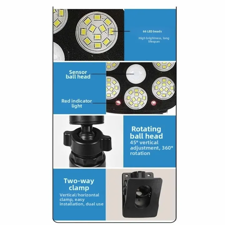 Human%20Body%20Induction%20Bidirectional%20Clip%20Solar%20Motion%20Sensor%20Light%203%20Modes%20360%C2%B0%20Adjustable%20Outdoor%20Light%20Wireless%20Simulation%20Camera%20Fence%20Clip%20On%20Light%20Street%20Lighting%20-%20Image%203
