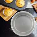 NAMUNY 4 Inch Small Cake Pan Set of 4, Baking Round Cake Pans Tins Bakeware for Mini Cake Pizza, Quiche, & Healthy. 