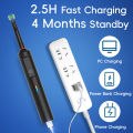 Vylon 2x Smart Rotating Electric Toothbrush Set, Rechargeable Rotary Toothbrushes Compatible with Oral B Braun Replacement Brush Heads. 