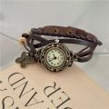 Vintage Ethnic Style Butterfly Bracelet Watch for Women Simple Version Versatile Petite Mori. 