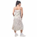 Summer Collection  Stylish Cute Floral Printed Cotton Mix Midi / One Piece Dress  For Women By Rc. 
