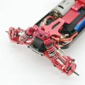 NAMUNY 4Pcs Adjustable All Metal Shock Absorbers Damper for 144001 124019 124018 RC Car Upgrade Parts Accessories,1. 