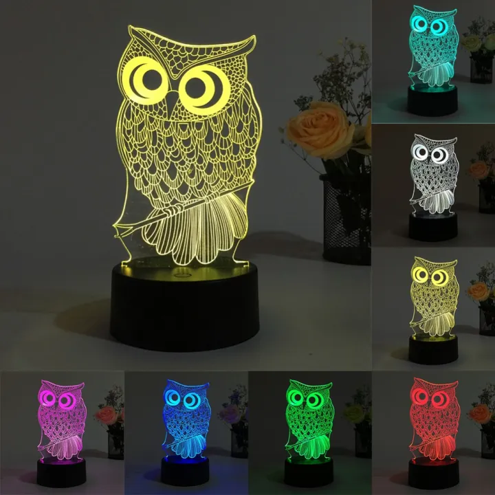 NEW%20%E3%80%90Innovative%20design%E3%80%91Owl%20Shape%203D%20Lamp%20LED%20Night%20Light%207%20Colors%20Changing%20Desk%20Table%20Lamp%20Halloween%20Present%20Gift%20Decor%20-%20Image%207