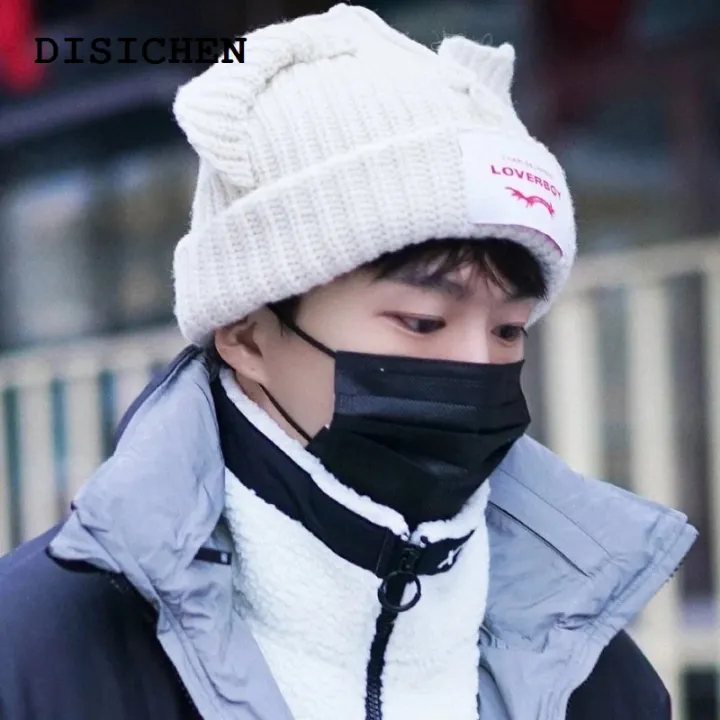 DISICHEN%20Portable%202023%20new%20Long%20Ear%20Hat%20Skullies%20Beanie%20Cute%20Bunny%20Hat%20Rabbit%20Ears%20Hats%20Crochet%20Knitted%20Hat%20For%20Women%20Winter%20Warm%20Hats%20Caps%20-%20Image%205