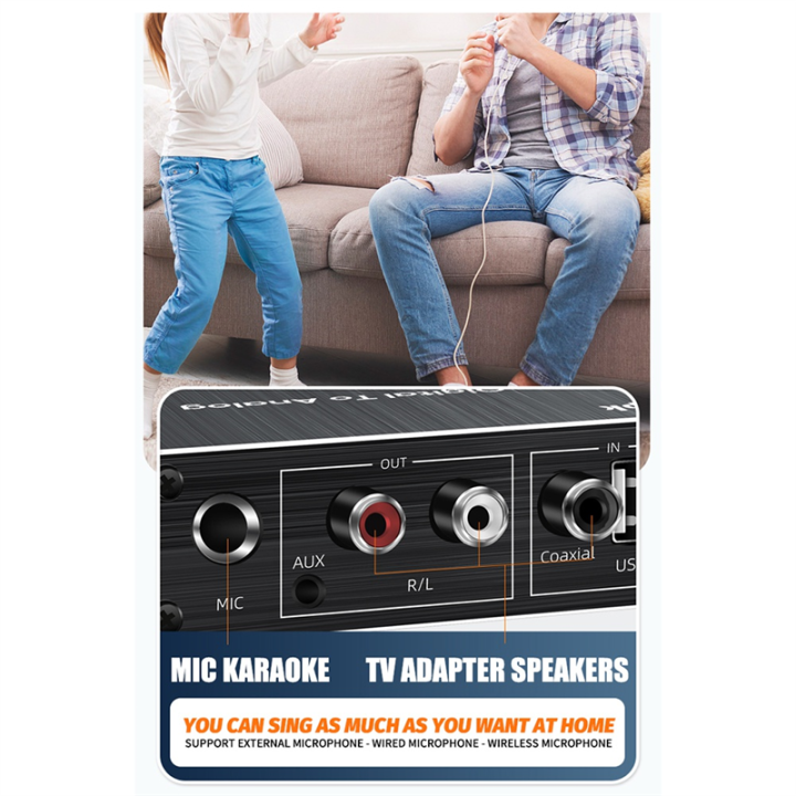 DAC%20Bluetooth%205.3%20Audio%20Receiver%20Digital%20to%20Analog%20Converter%203.5mm%20AUX//Coaxial/USB%20U-Disk%20Karaoke%20Wireless%20Adapter%20-%20Image%206