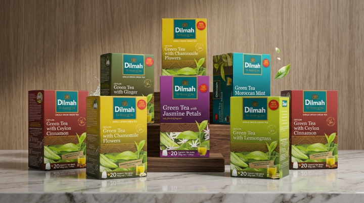 Dilmah Green Tea – Premium Ceylon Green Tea | Multiple Flavours | Healthy & Refreshing Herbal Tea