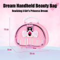 Bizzy Kids Beauty Toys Makeup Kit Little Bag Washable Pretend Play Cosmetic Set Toys with Mirror Non-Toxic Safe Birthday Gifts Girl. 