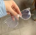 2026 New Stylish Unisex Full Rim Rectangle Optical Frame Glasses with Chain Cover and Cleaning Cloth, Anti Blue Light, Popular Style. 