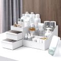 Cosmetic Organizer Box Drawers Storage Plastic Stationary Box Make Up Organiser. 