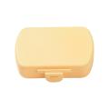 Trendiq Pill Case High Capacity 6 Grids Rectangular Tablets Splitter Case. 
