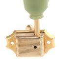 Guitar Tuning Pegs String Tuners 3L Machine Heads String Tuning Key Pegs Tuners Folk/Electric Guitar Gold. 