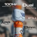 GOBOULT Newly Launched Z40 Pro v2.0 in Ear Earbuds with 100H Playtime, Amp App Support, Active Noise Cancellation, Quad Mic ENC, Dual Device Pairing, 13mm Driver, Bluetooth 5.4 Wireless. 