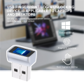 USB Fingerprint Reader for Security Key Biometric Fingerprint Scanner Sensor Module for Instant Contact Easy. 