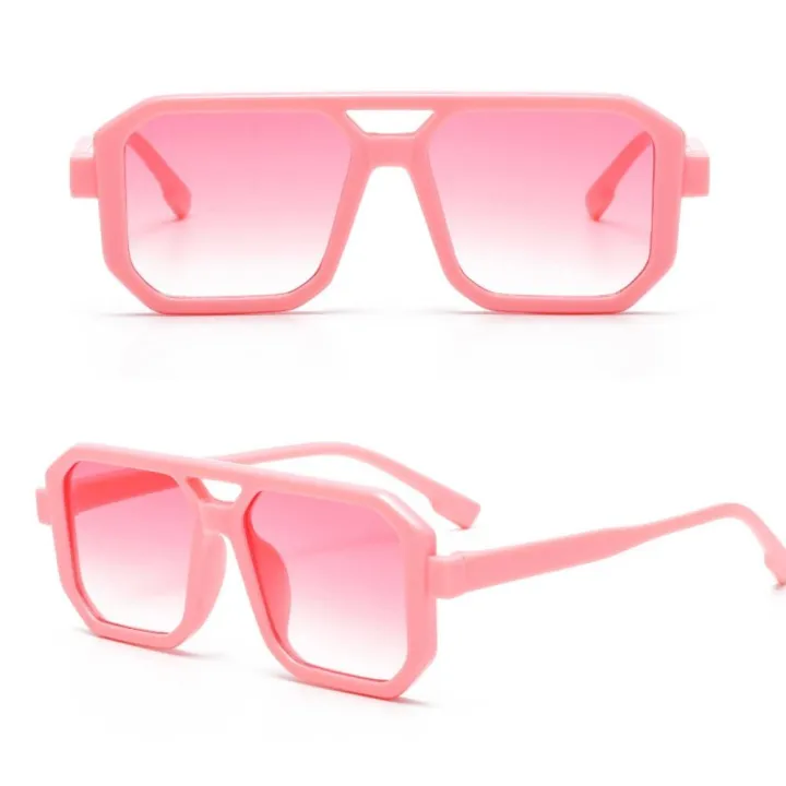 Retro%20Fashionable%20Children's%20Sunglasses%20UV%20Protection%20Korean%20Style%20Square%20Frame%20Sun%20Glasses%20Outdoor%20Summer%20Accessories%20Baby%20Shades%20for%20Boys%20and%20Girls%20-%20Image%204