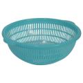 Bagmati Blue Round Plastic Fruit & Vegetable Strainer Basket- Big. 