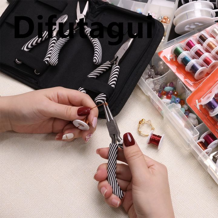 Difutagui%202025%20XUQIAN%205pcs%20Zebra%20Pliers%20Kit%20Chain%20Nose%20Round%20Nose%20Flush%20Nose%20Flat%20Nose%20Bead%20Ccoop%20With%20Zippered%20Tool%20Bag%20Set%20for%20Jewelry%20Making%20-%20Image%202