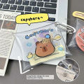 Cute Capybara Coin Storage Bag Transparent Coin Purses Cartoon Lovely PVC Wallet Watty Store. 